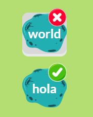 correctIndicator example